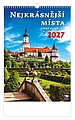 Nejkrásnější místa ČR 2027, nástěnný kalendář, prodloužená záda
