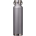 Nerezová láhev na vodu s měděnou vakuovou izolací 650ml, šedá