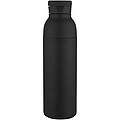 Nerezová láhev na vodu s vakuovou izolací 650 ml, černá