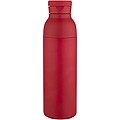Nerezová láhev na vodu s vakuovou izolací 650 ml, červená