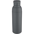 Nerezová láhev na vodu s vakuovou izolací 650 ml, tmavě šedá