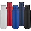 Nerezová láhev na vodu s vakuovou izolací 650 ml, tmavě šedá