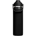 Nerezová láhev na vodu se šroubovacím uzávěrem 750ml, černá