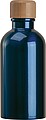 Nerezová láhev s karabinou 400 ml, tmavě modrá