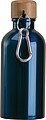 Nerezová láhev s karabinou 400 ml, tmavě modrá