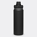Nerezová termoska 600ml, s černým víčkem, černá