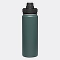 Nerezová termoska 600ml, s černým víčkem, tmavě zelená