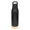 Nerezová termoska s bambusovým dnem, objem 500ml, černá
