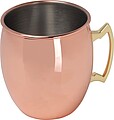 Nerezový hrnek s měděným povrchem 500 ml, růžová