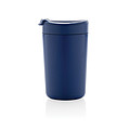 Nerezový hrnek s víčkem, 300 ml, královská modrá