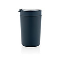 Nerezový hrnek s víčkem, 300 ml, námořní modrá