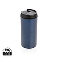 Nerezový hrnek s víčkem, 300ml, modrý
