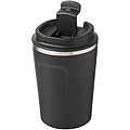 Nerezový vakuový termohrnek s pevným uzávěrem, objem 360 ml, černá