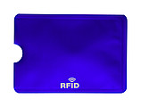 Obal na kartu s RFID ochranou, modrý