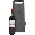 Obal na víno Felta 75 cl GRS z recyklované plsti, šedý melír