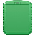 Obdélníková škrabka na led z recyklovaného plastu, zelená