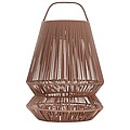 Originalhome lampion z recyklovaného materiálu, hnědá