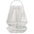 Originalhome lampion z recyklovaného materiálu, světle šedá