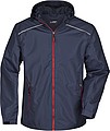 Pánská bunda do deště James & Nicholson RAIN, námořní modrá, 3XL