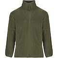 Pánská fleecová celorozepínací bunda, ROLY ARTIC, vojenská zelená tmavá, vel. 3XL
