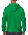 Pánská mikina GILDAN HEAVY BLEND ADULT FULL ZIP HOODED 271g, středně zelená, S