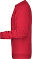 Pánská mikina James Nicholson sweatshirt men, červená, vel. XL