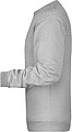 Pánská mikina James Nicholson sweatshirt men, tmavě šedý melír, vel. L