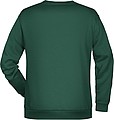 Pánská mikina James Nicholson sweatshirt men, tmavě zelená, vel. L