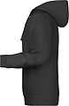 Pánská mikina s kapucí James Nicholson sweat hoodie men, černá, vel. L