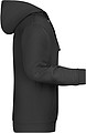 Pánská mikina s kapucí James Nicholson sweat hoodie men, černá, vel. M
