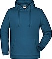 Pánská mikina s kapucí James Nicholson sweat hoodie men, modrozelená, vel. 3XL