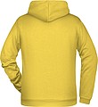 Pánská mikina s kapucí James Nicholson sweat hoodie men, sv. žlutá, vel. 3XL