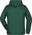 Pánská mikina s kapucí James Nicholson sweat hoodie men, tmavě zelená, vel. 4XL