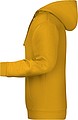 Pánská mikina s kapucí James Nicholson sweat hoodie men, tmavě žlutá, vel. M