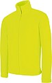 Pánská mikrofleecová mikina Kariban fleece jacket men, jasně žlutá, vel. XL