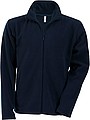 Pánská mikrofleecová mikina Kariban fleece jacket men, námořní modrá, vel. XL