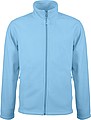 Pánská mikrofleecová mikina Kariban fleece jacket men, sv. modrá, vel. S