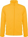 Pánská mikrofleecová mikina Kariban fleece jacket men, žlutá, vel. S