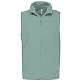 Pánská mikrofleecová vesta Kariban fleece vest men, mátová, vel. 3XL