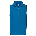 Pánská mikrofleecová vesta Kariban fleece vest men, tmavě tyrkysová, vel. 3XL