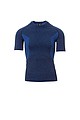 Pánské funkční tričko PAYPER THERMO PRO 160 SS, modrý melír, L/XL