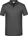 Pánské piqué polo James & Nicholson, antracitová, 4XL