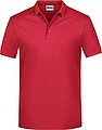 Pánské piqué polo James & Nicholson, červená, S
