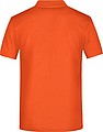 Pánské piqué polo James & Nicholson, oranžová, 3XL