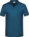 Pánské piqué polo James & Nicholson, petrolejová, 3XL