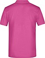 Pánské piqué polo James & Nicholson, růžová, XL