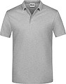 Pánské piqué polo James & Nicholson, šedý melír, S