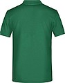 Pánské piqué polo James & Nicholson, středně zelená, 5XL