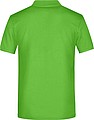 Pánské piqué polo James & Nicholson, světle zelená, 4XL