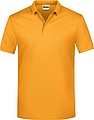 Pánské piqué polo James & Nicholson, tmavě žlutá, S